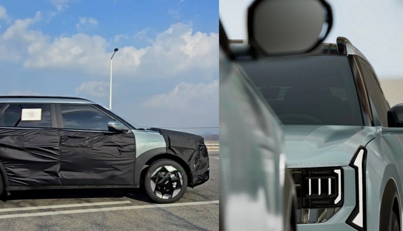 기아 셀토스 풀체인지 메인 컬러 차량 위장막