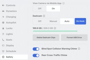 테슬라, 블랙박스 녹화 60분 제한 폐지…USB 용량 따라 최대 24시간 보존 dashcam storage 5
