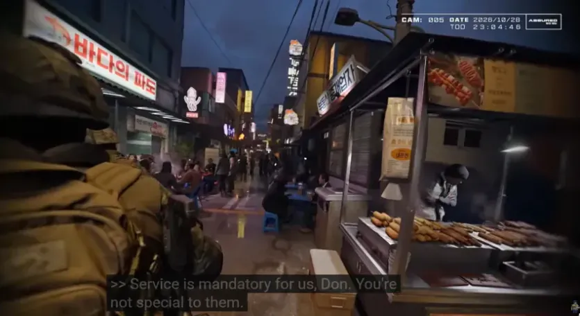 image.png &quot; 한국 아가씨들은 군복 입은 남자 안 좋아해? &quot;